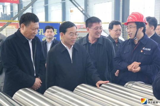 石光亮到海纳科技调研指导工作