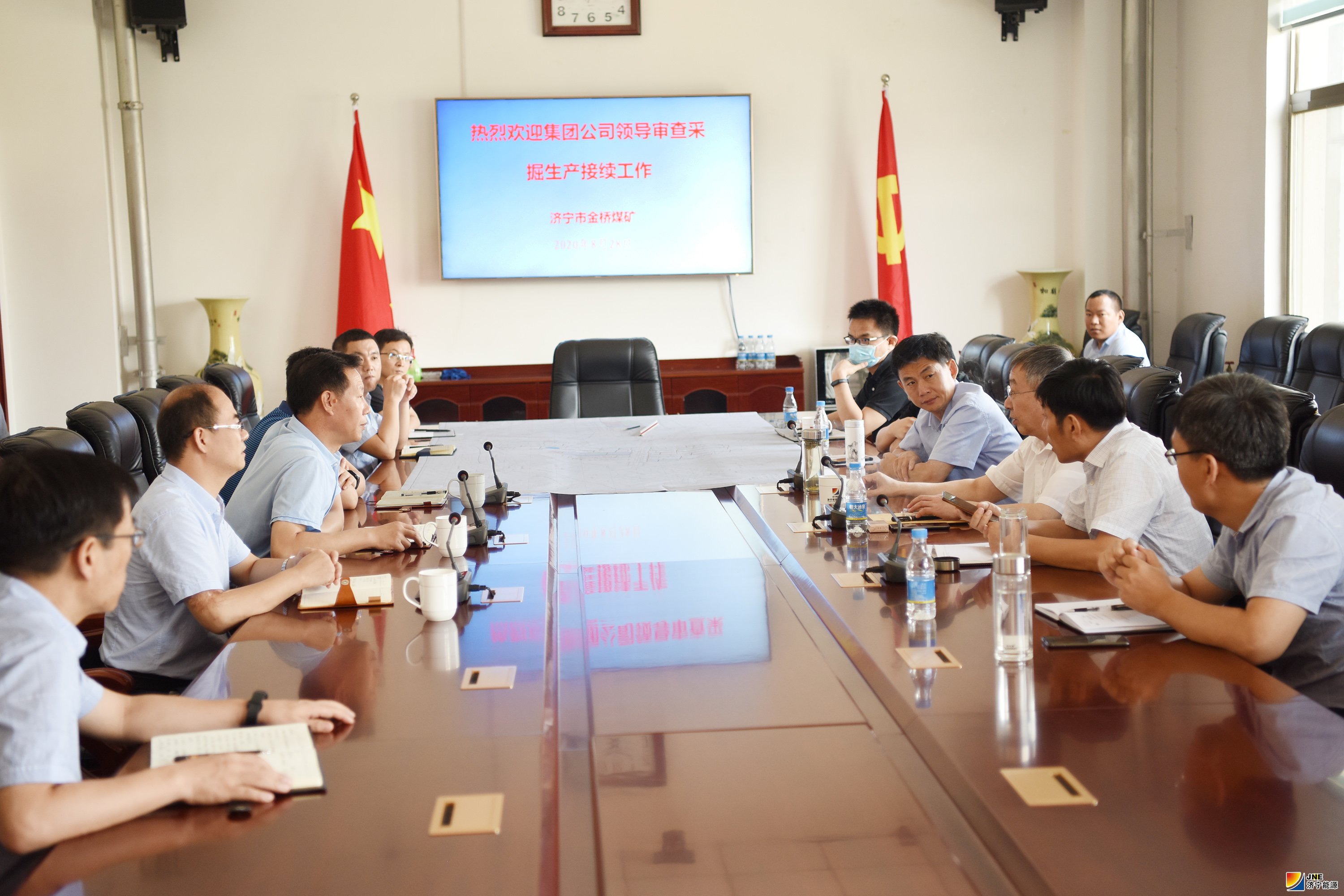 2020年8月28日，张学生一行赴金桥煤矿检查指导（李兴建 摄）.jpg