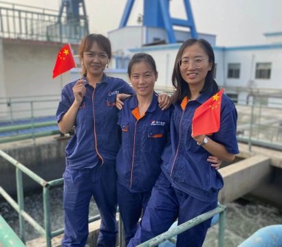 这个假期 金源巾帼在岗