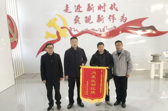 合金公司项目喜获全市挂图作战一级项目“流动红旗”