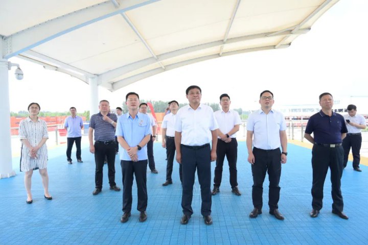 淮安市交通集团领导到梁山港参观调研